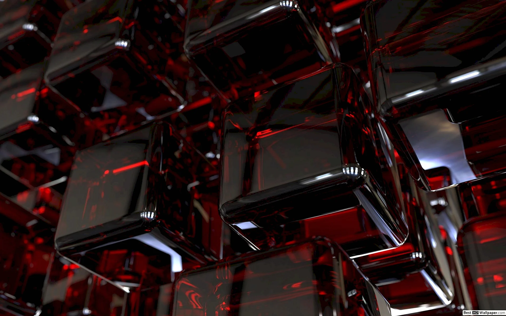 Красно черные кубики