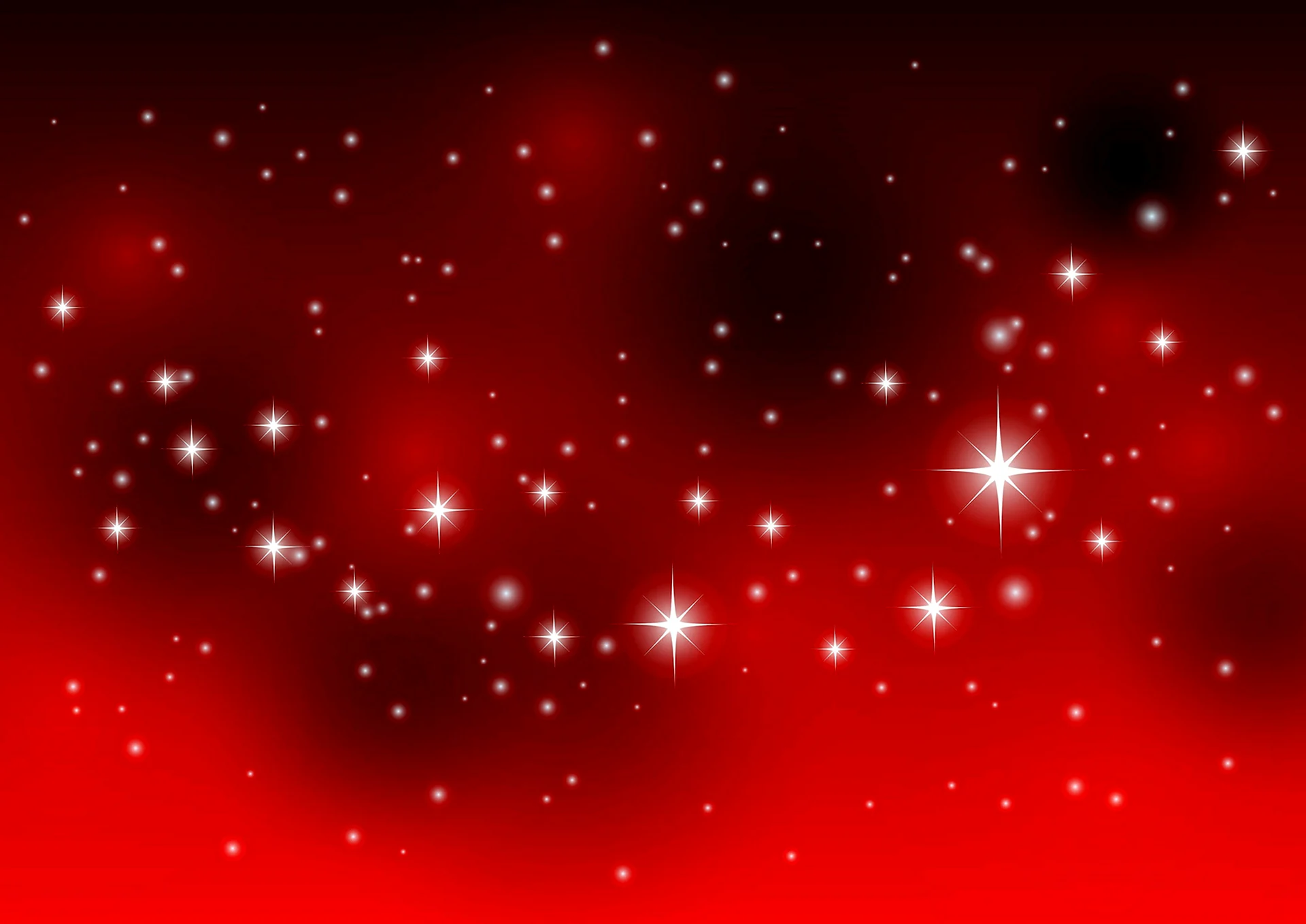 Красный фон со звездами
