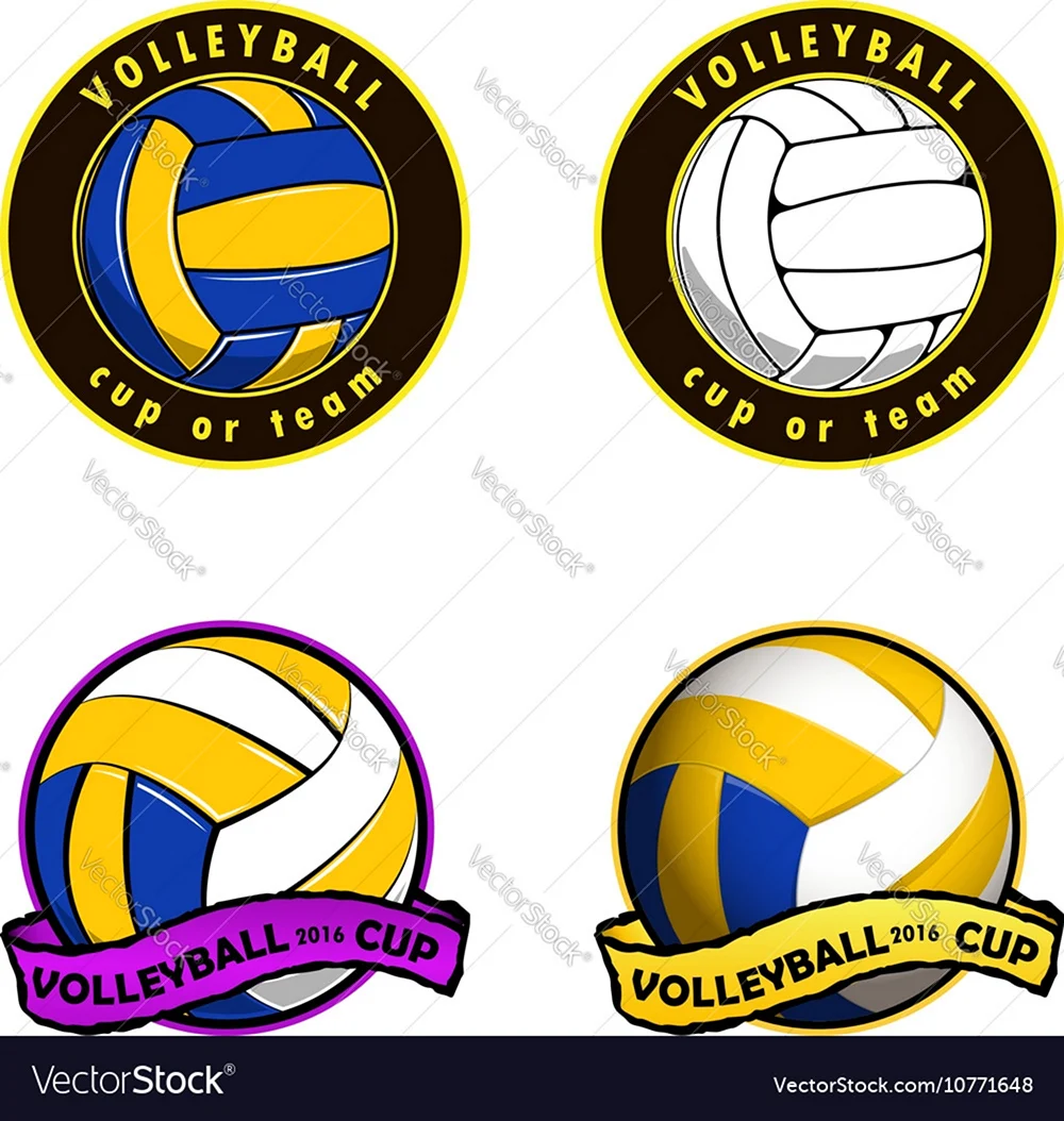 Круглый логотип про волейбол Арск