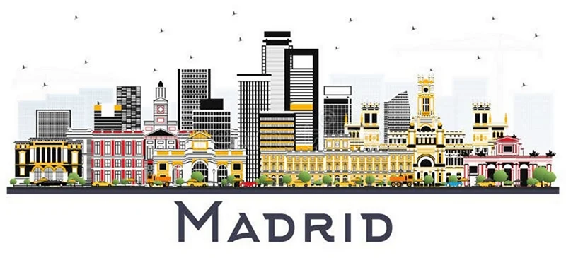Логотип город Мадрид