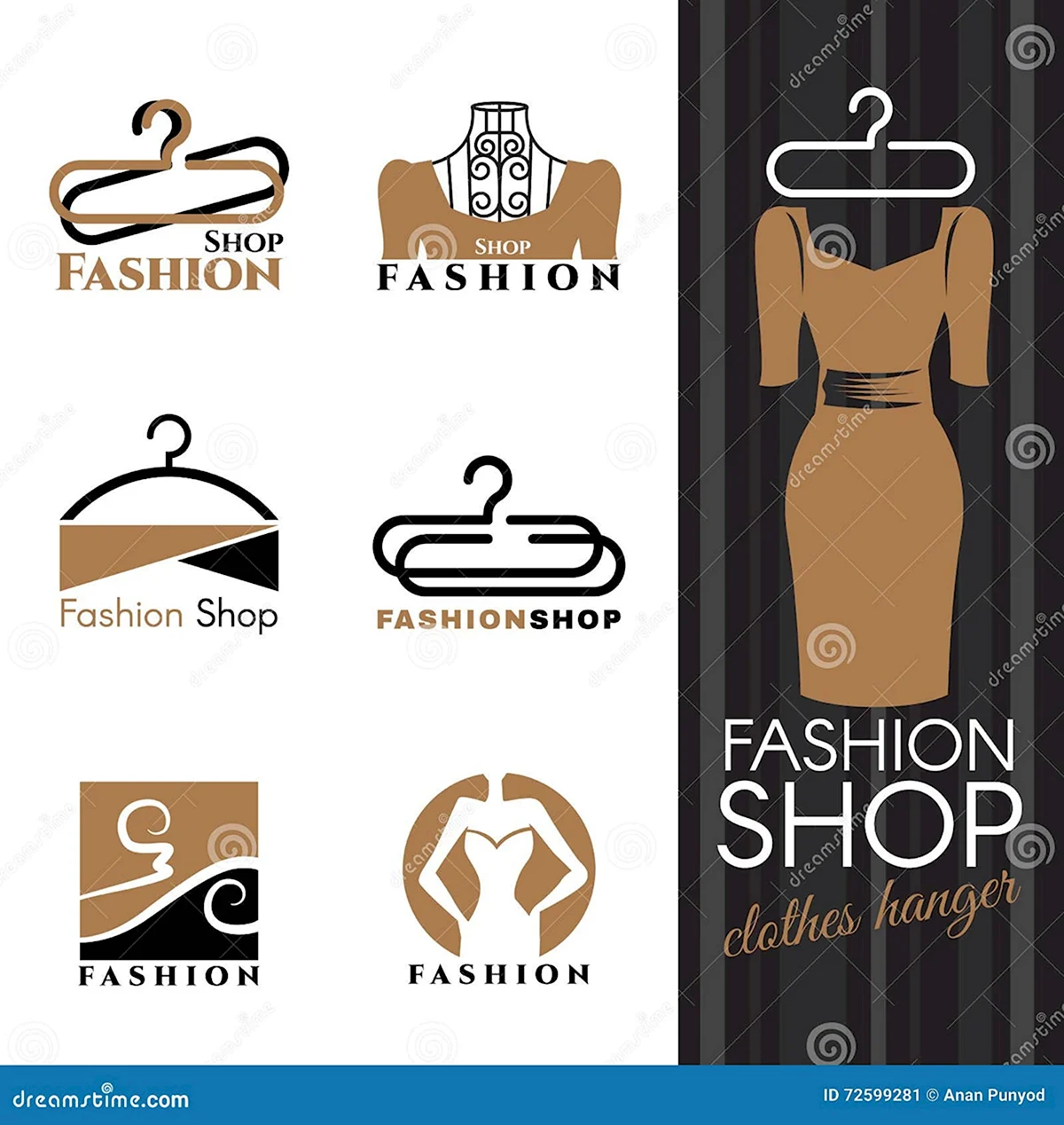 Логотип магазина модной одежды