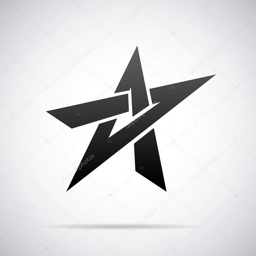 Логотип в виде звезды
