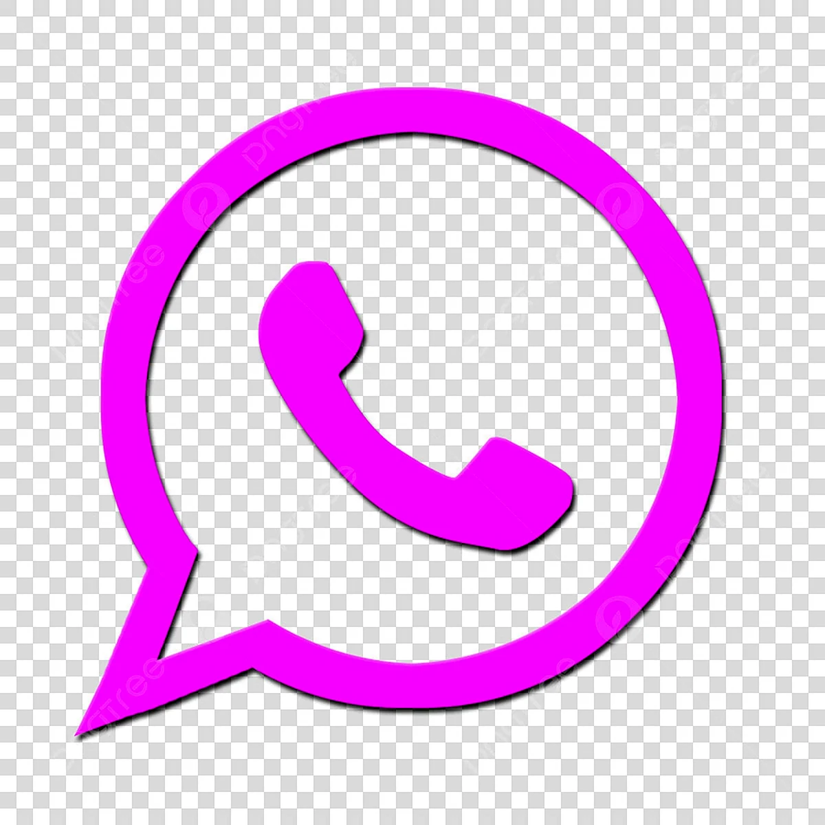 Логотип ватсап фиолетовый