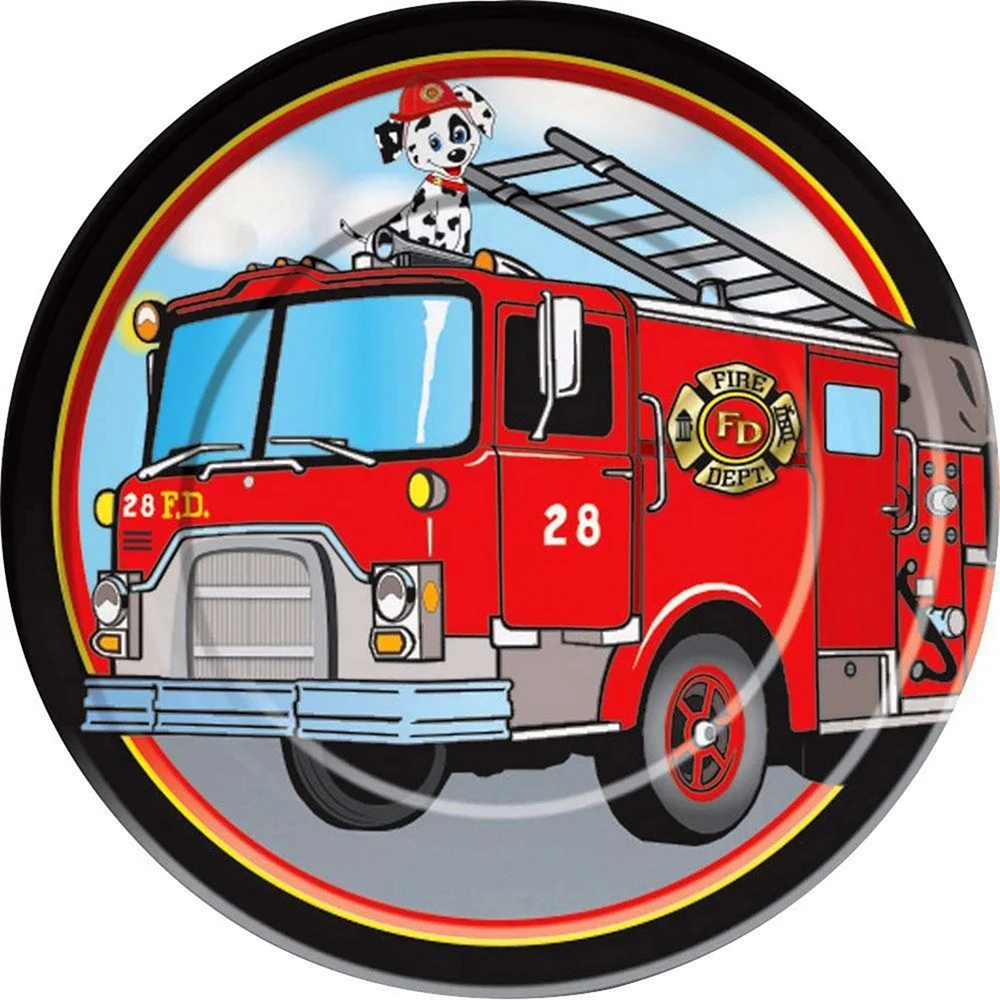 Медальки пожарники
