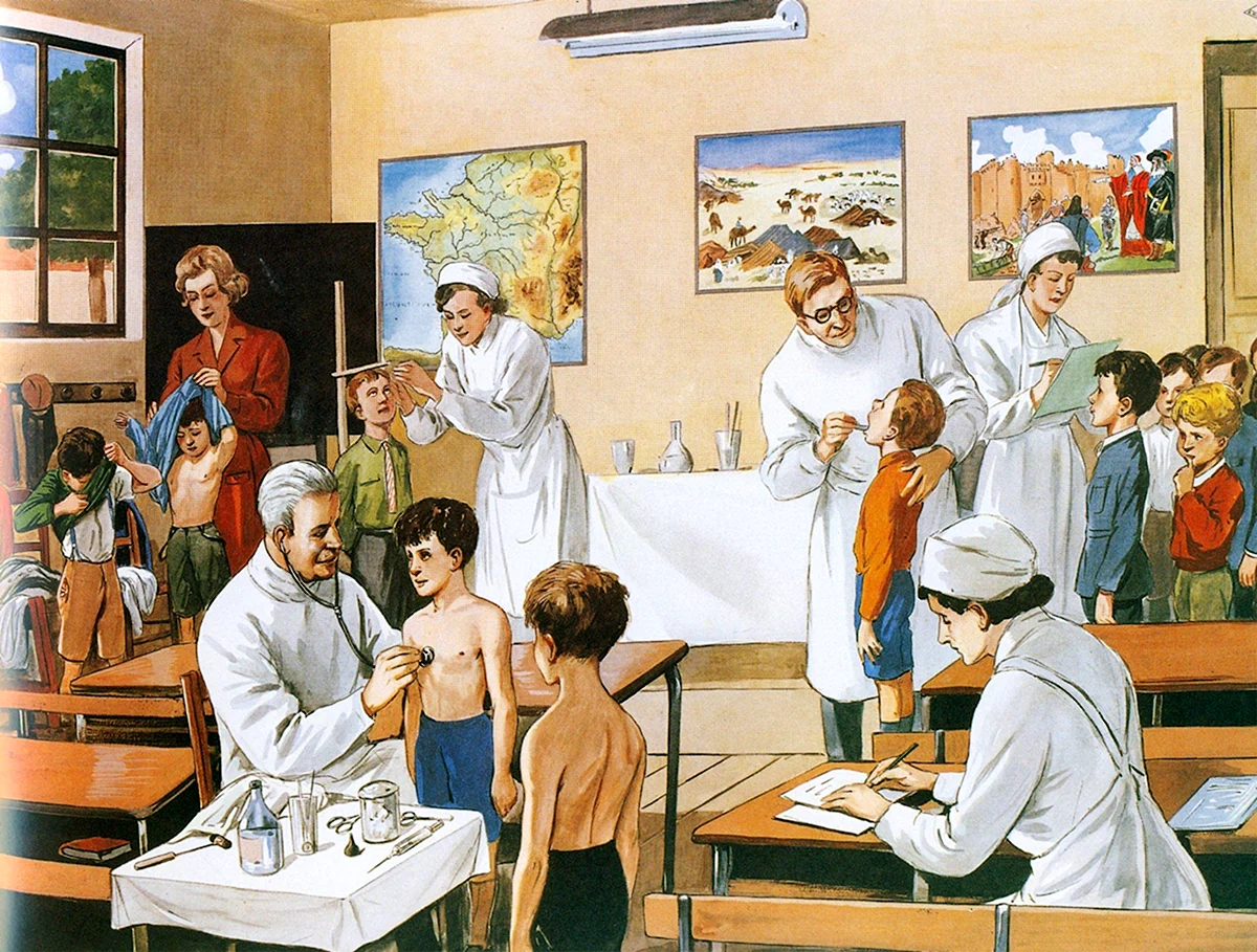 Медицина в Советской живописи