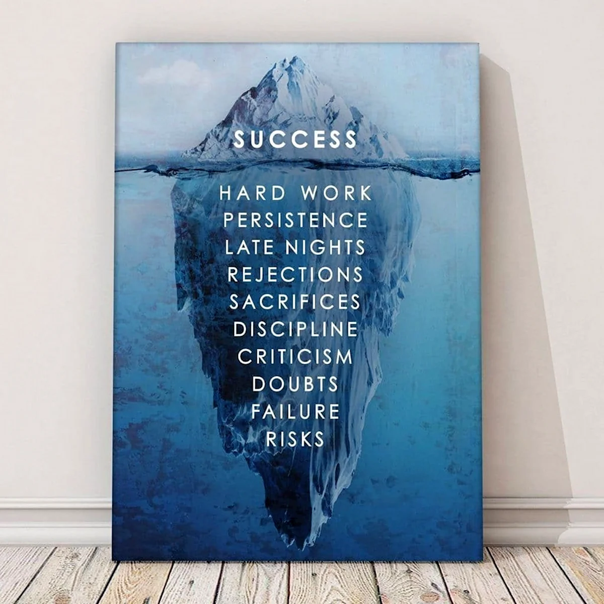 Мотивационный плакат Айсберг