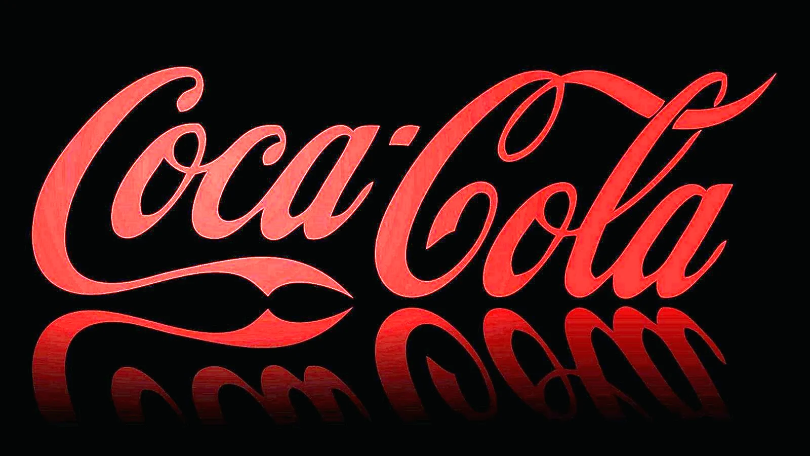 Надпись Кока кола