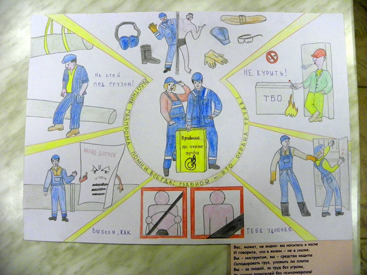 Охрана труда плакаты для детей