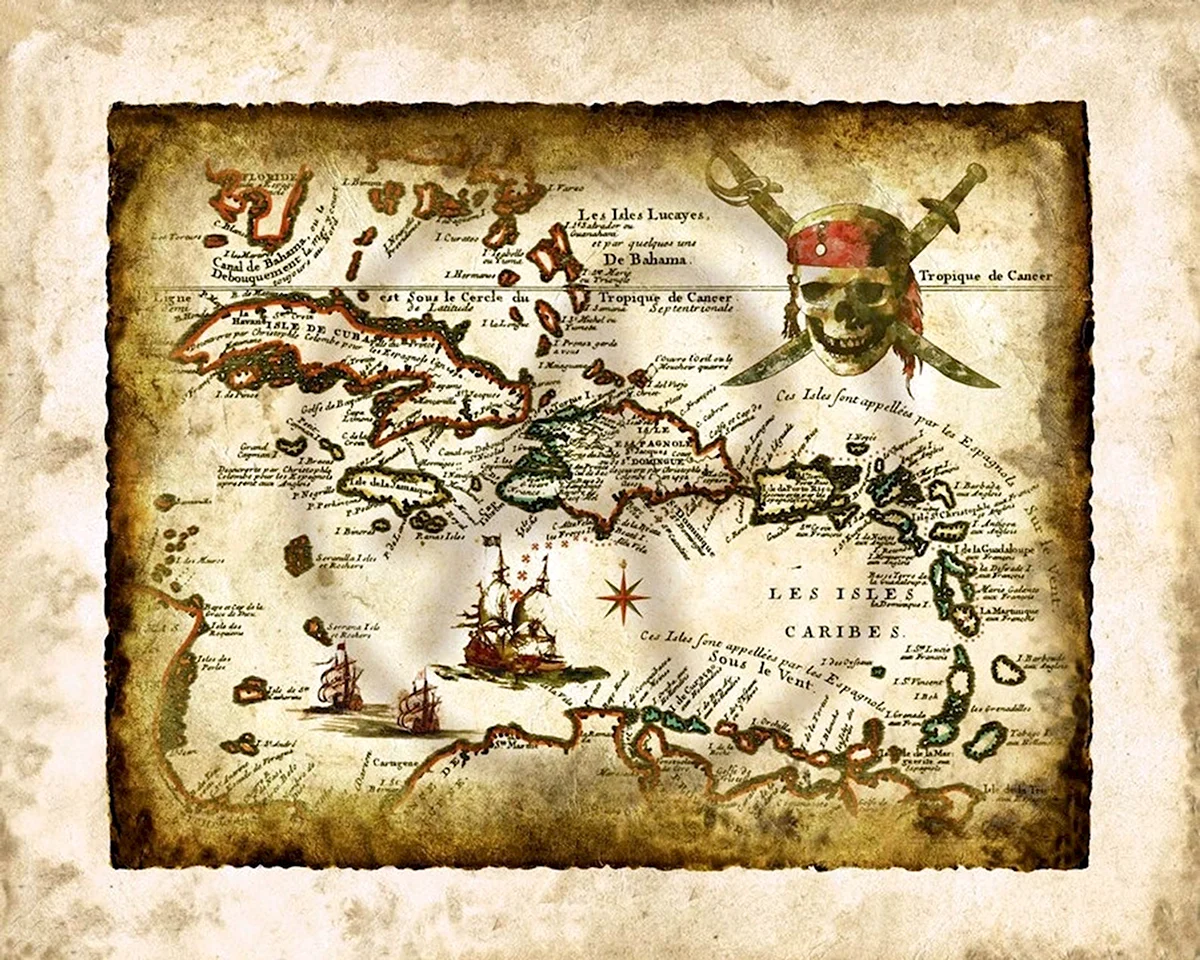 Pirates of the Caribbean карта