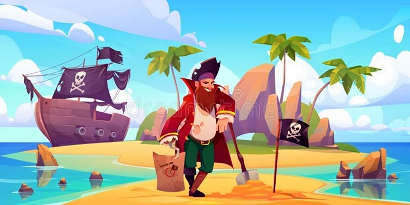 Пираты зарыли сокровища