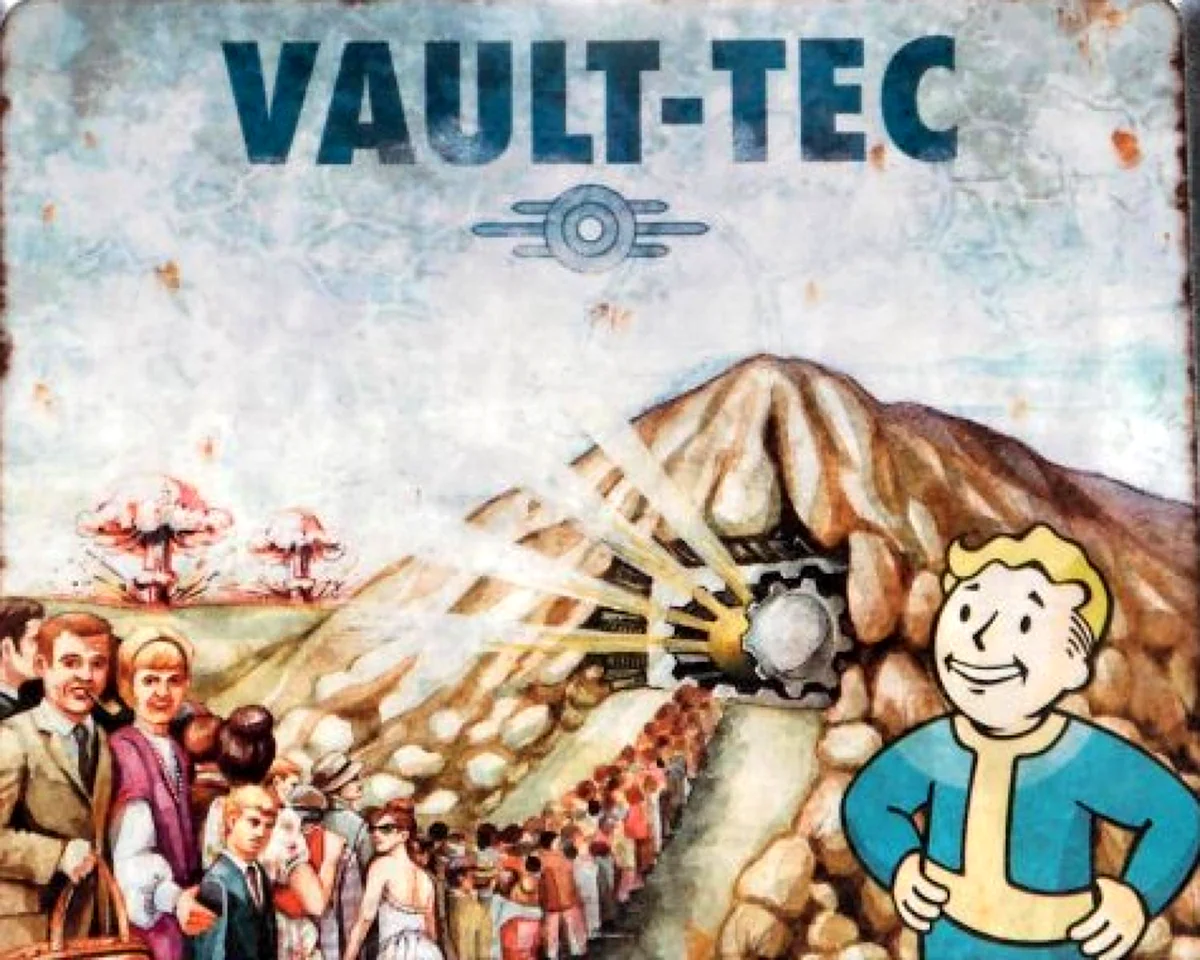 Плакат Vault Tec