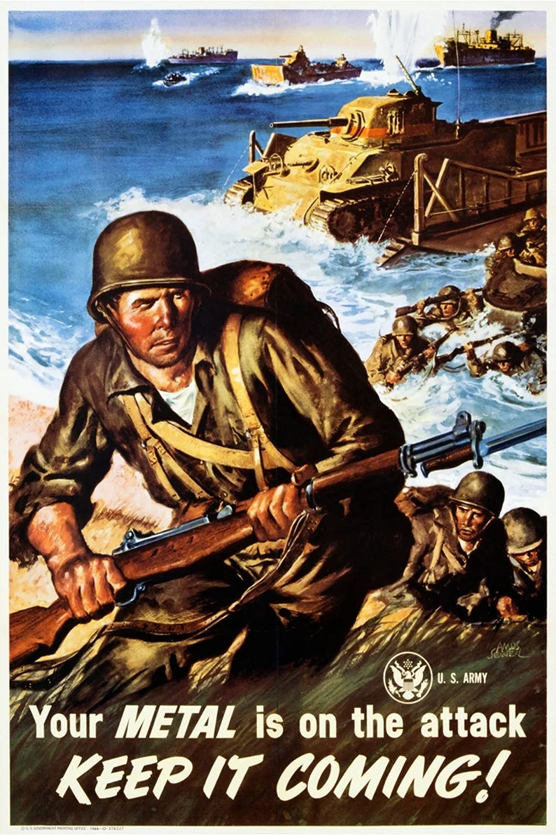 Плакаты времен второй мировой войны США