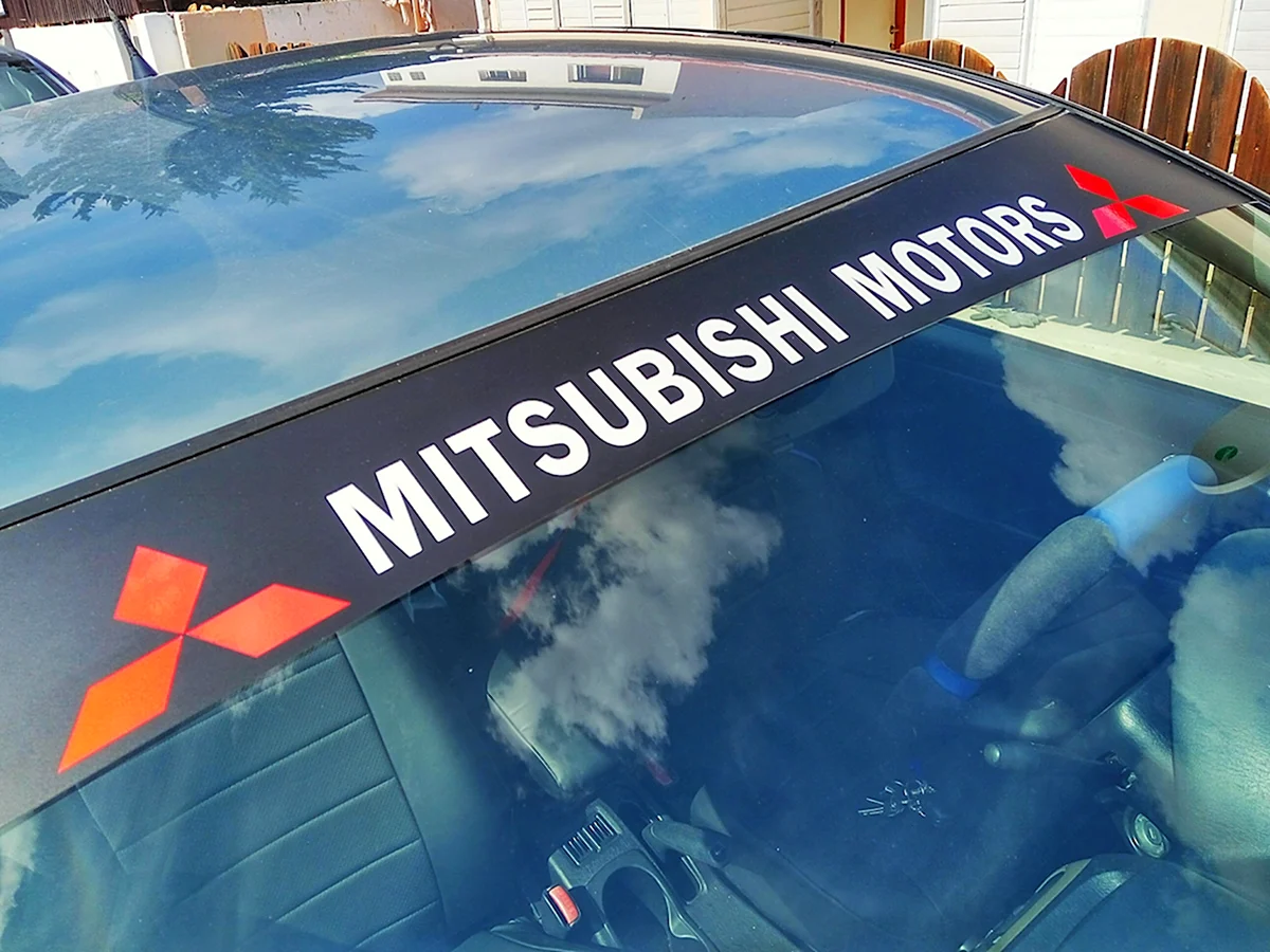 Полоса на лобовое стекло Mitsubishi Carisma