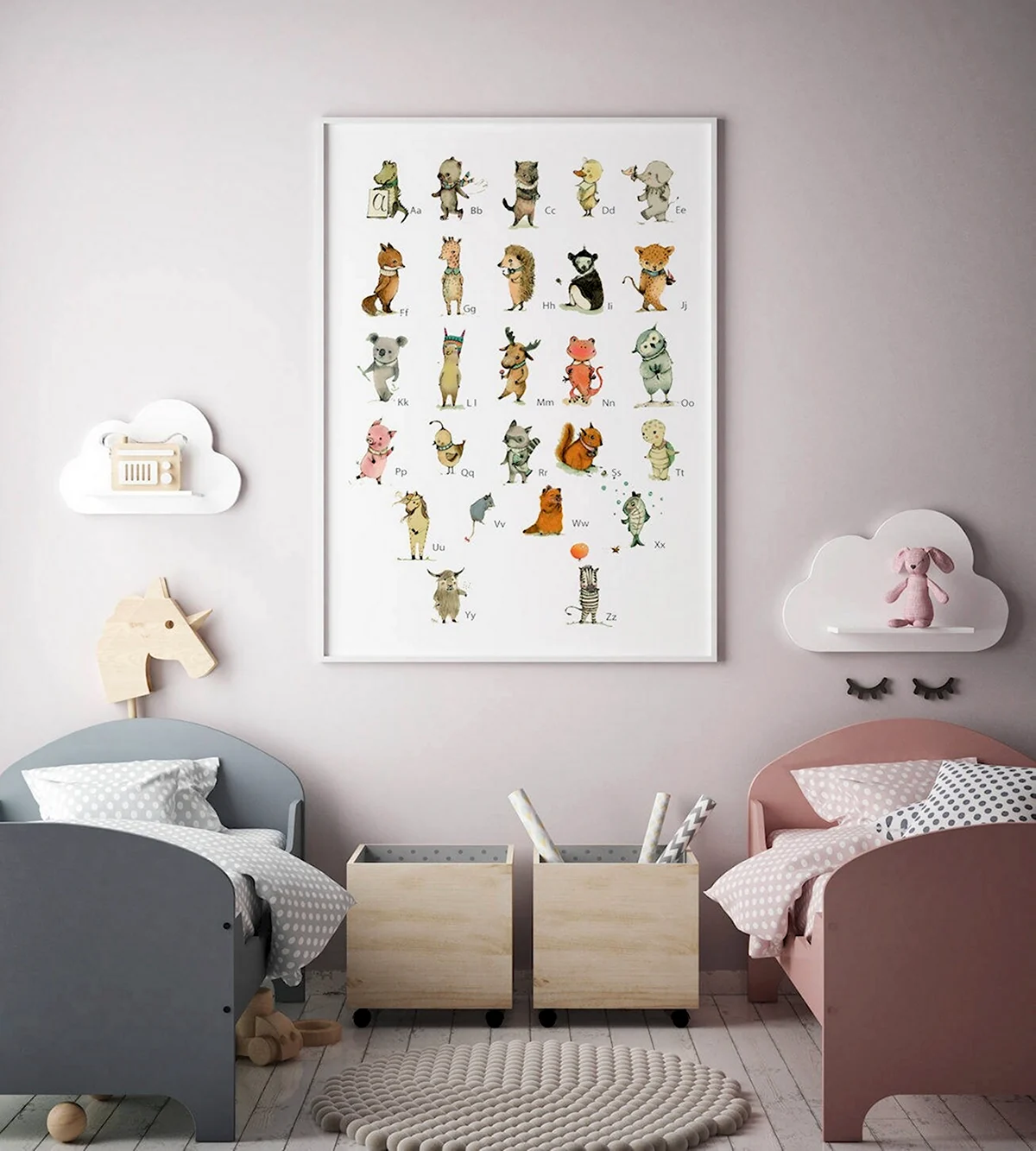 Постеры для детской комнаты для новорожденных