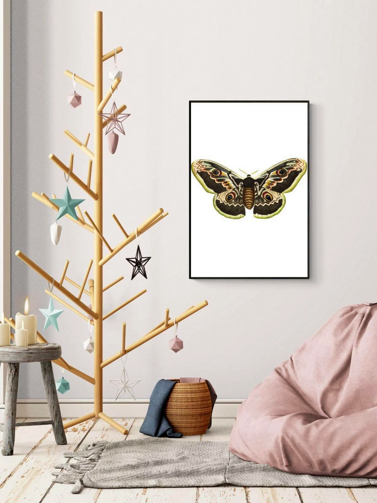 Постеры с бабочками для интерьера