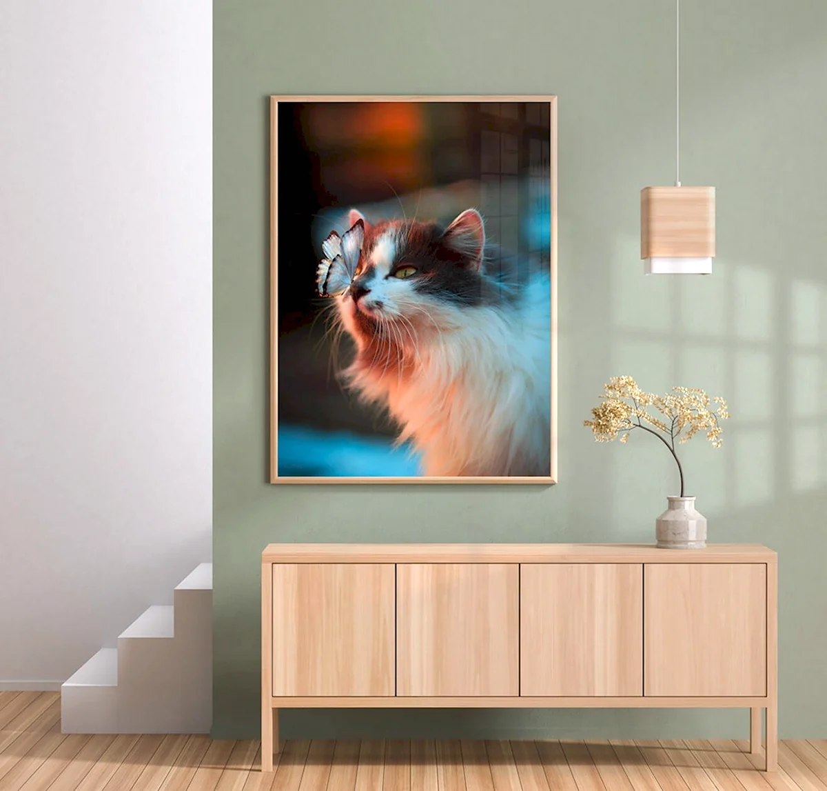 Постеры с фотографиями котов для интерьера