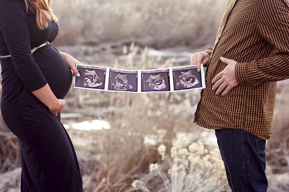 Прикольная фотосессия беременных