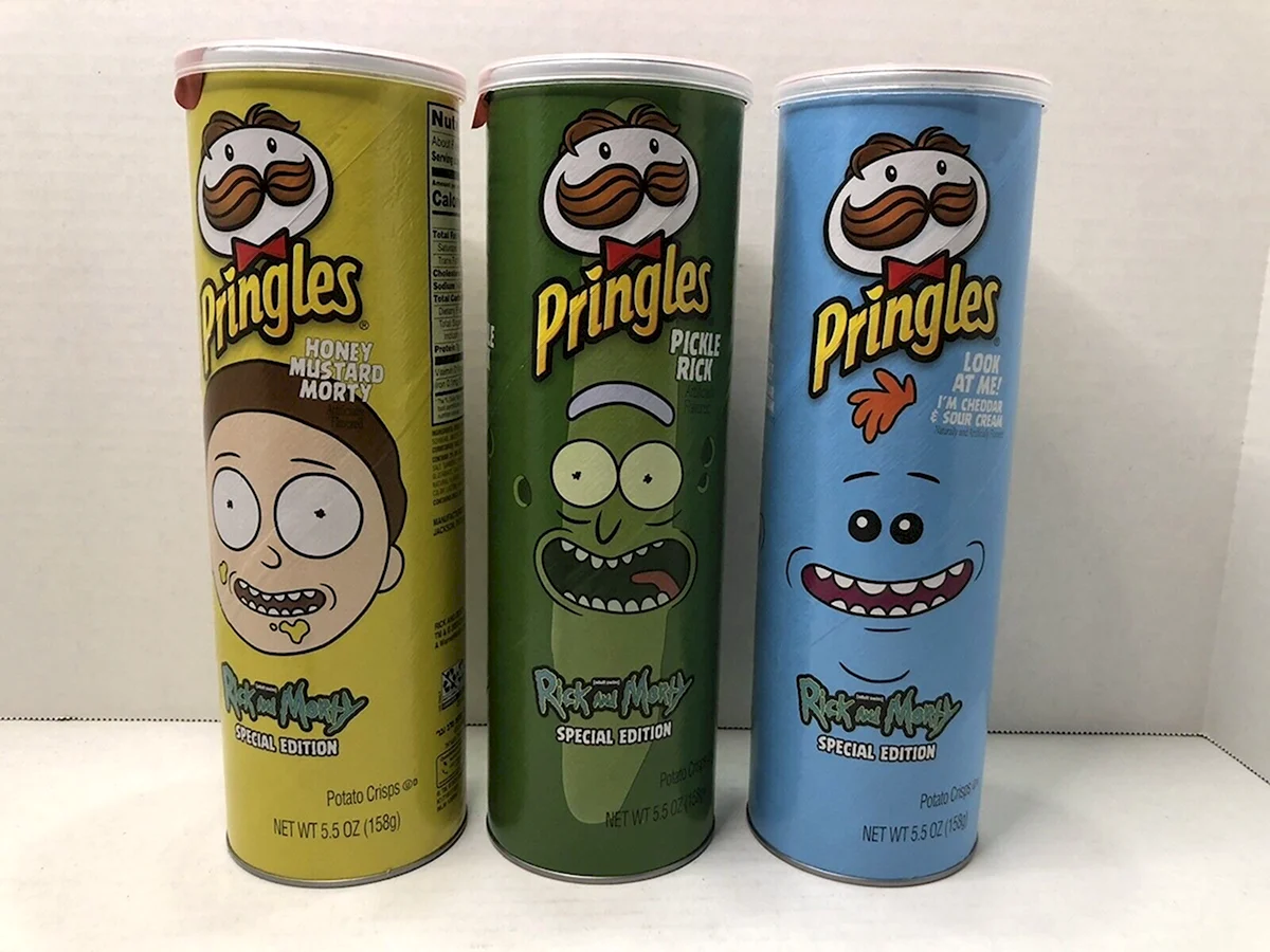 Pringles лимитированная коллекция Рик и Морти