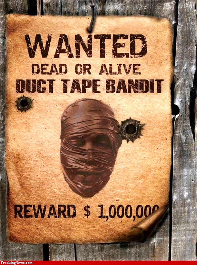 Реальный плакат wanted