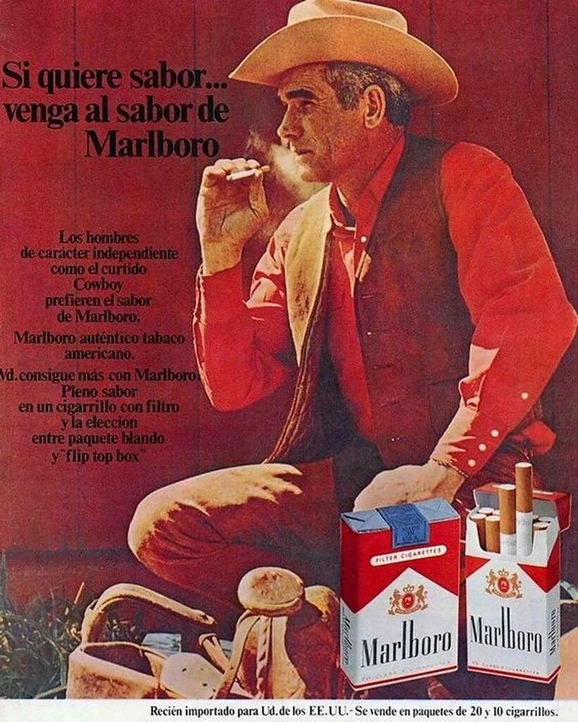 Рекламные постеры сигарет Мальборо