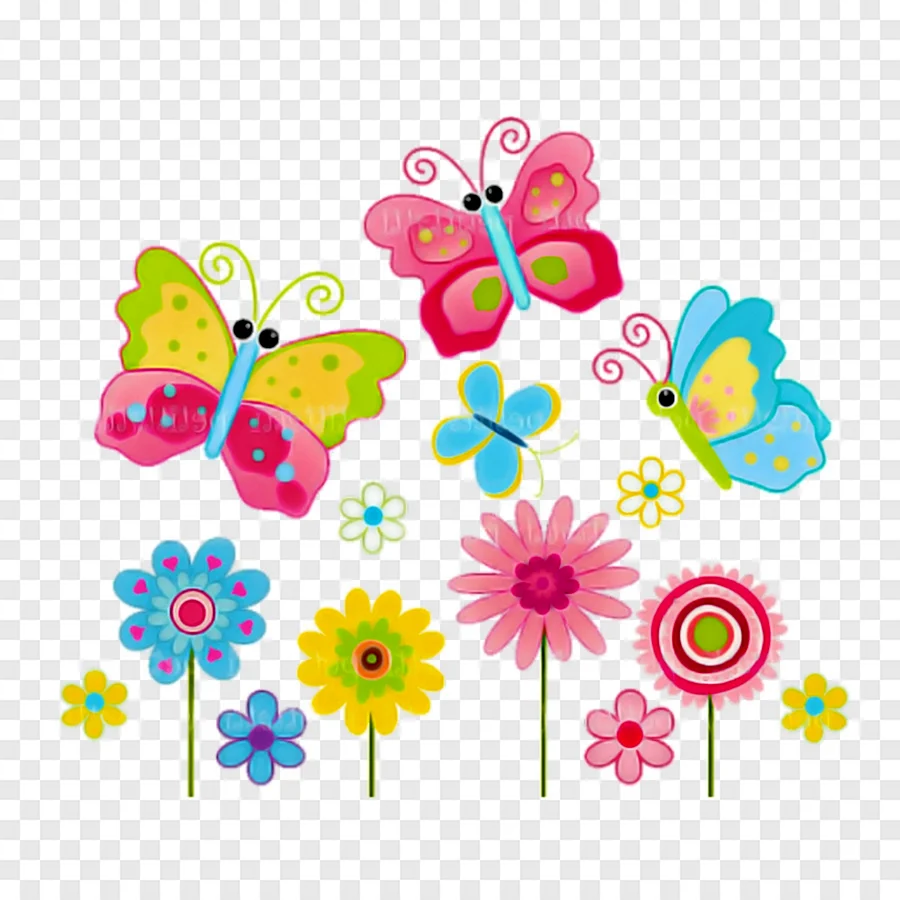 Рисунок цветы наклейки детские