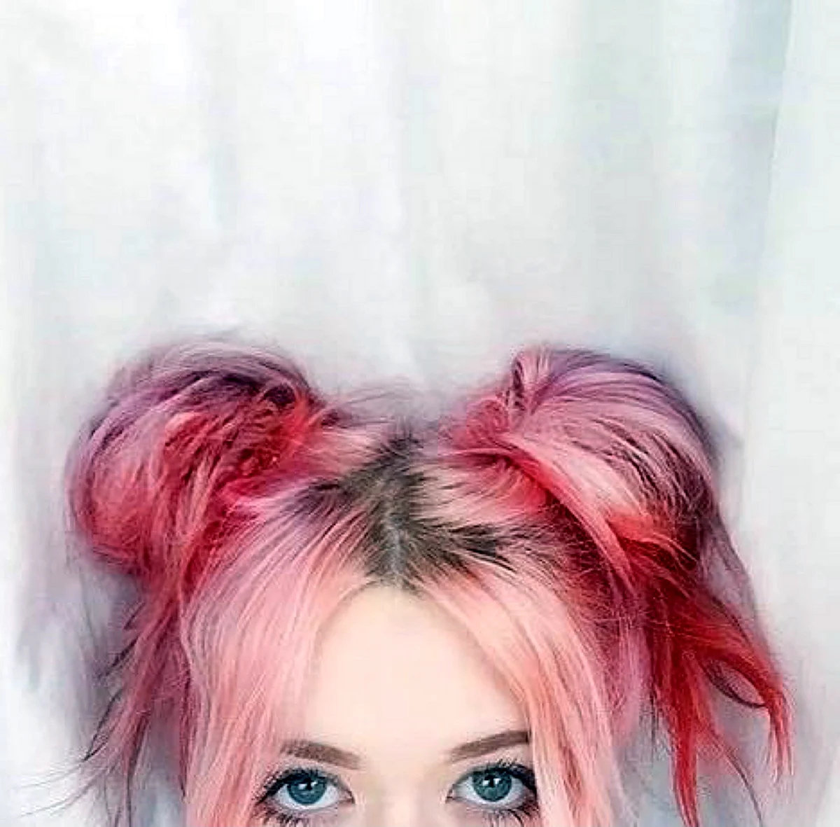 Розовые волосы Эстетика