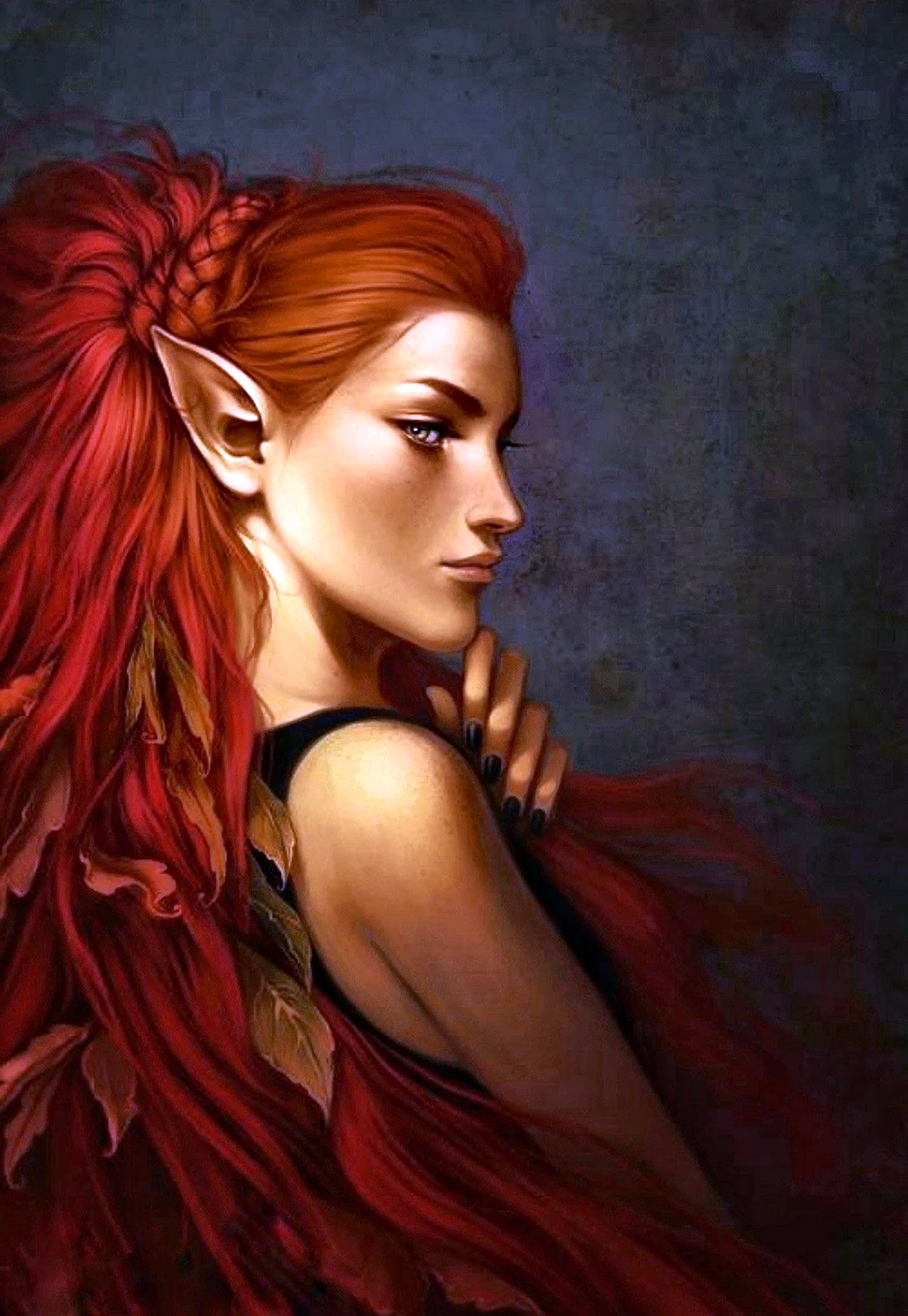 Рыжая эльфийка Dragon age
