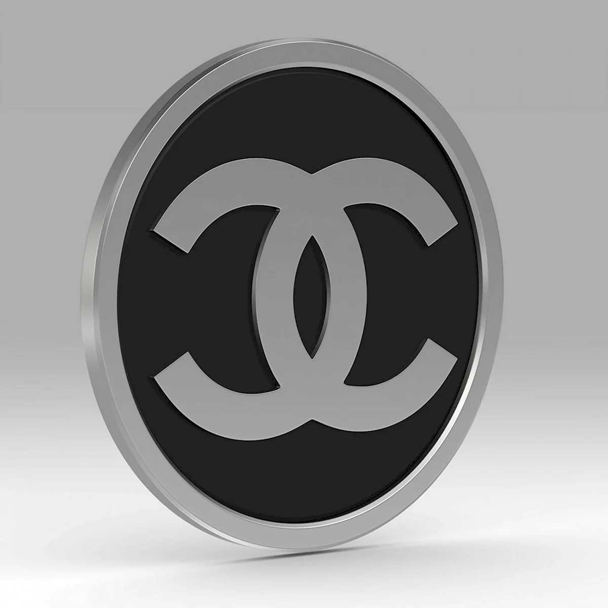 Шанель лого 3d