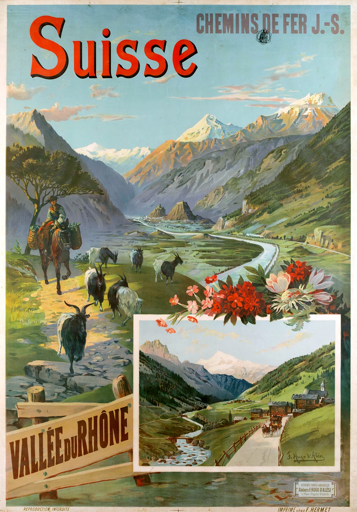 Швейцария старые постеры о путешествиях
