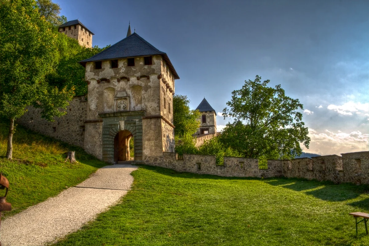 Средневековый замок Гохостервитц