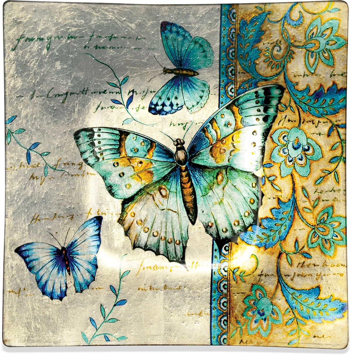 Старинные открытки с бабочками