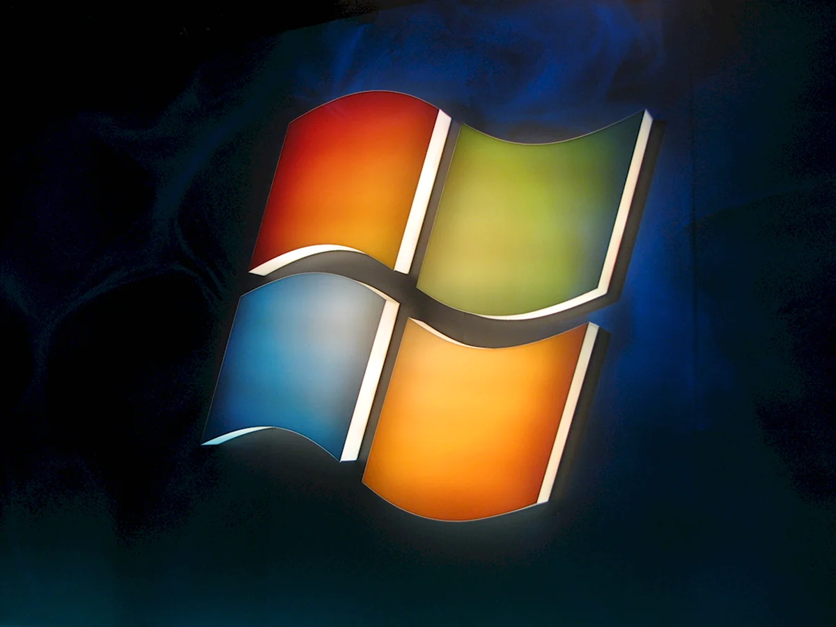 Светящийся логотип Windows