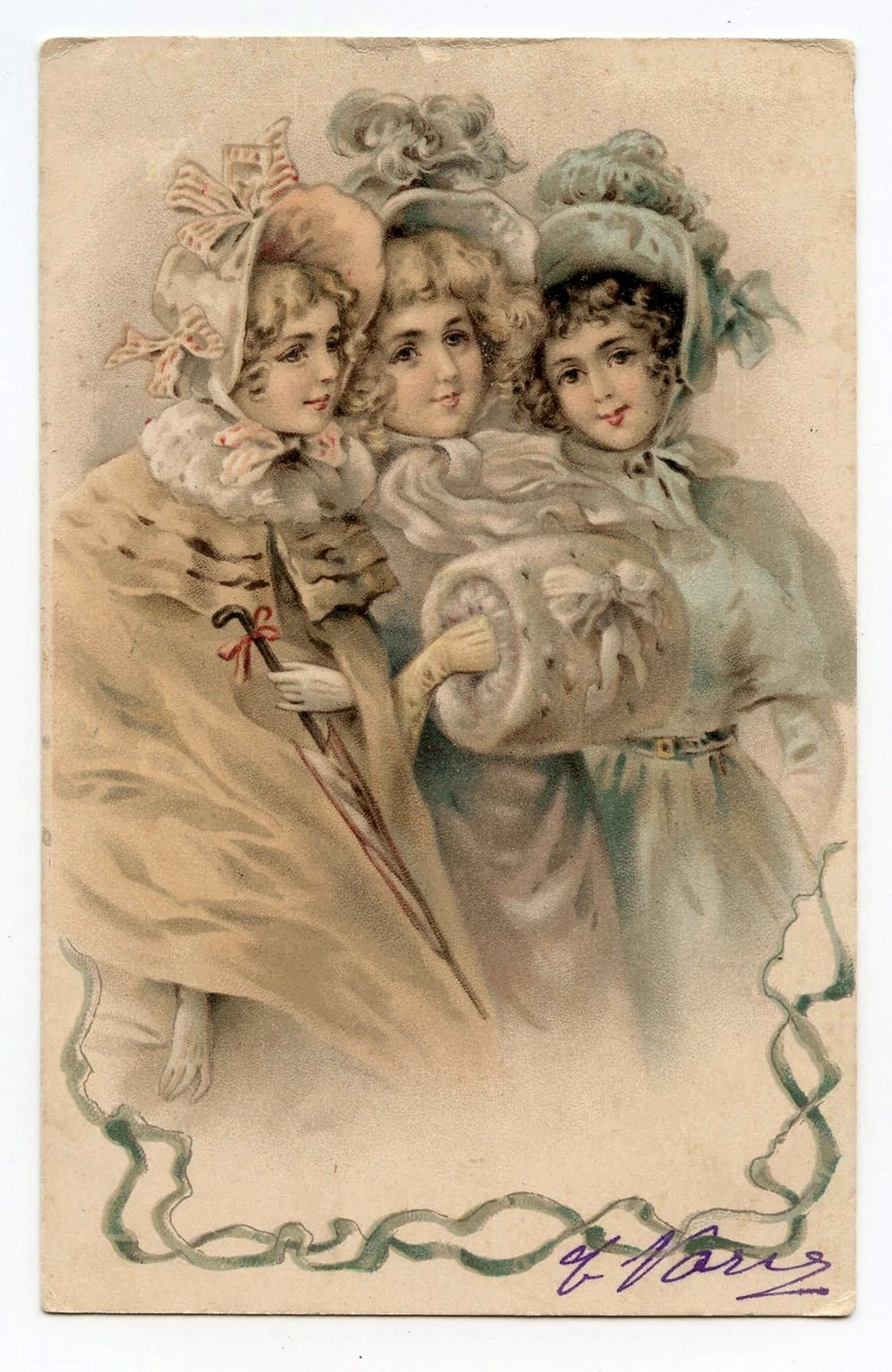 Викторианские открытки