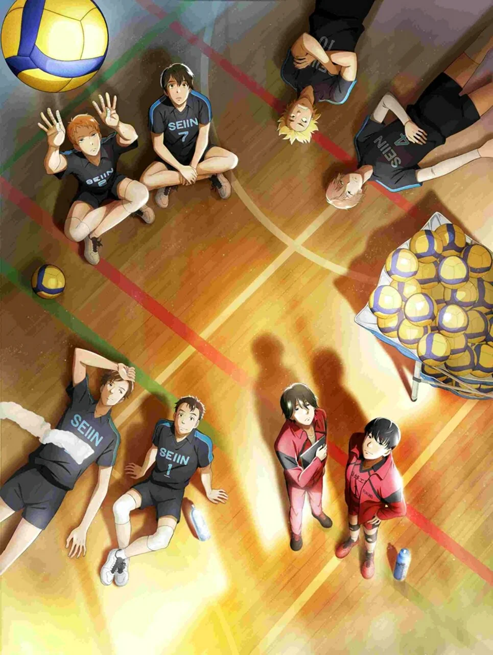 Волейбол старшей школы Сейрин аниме