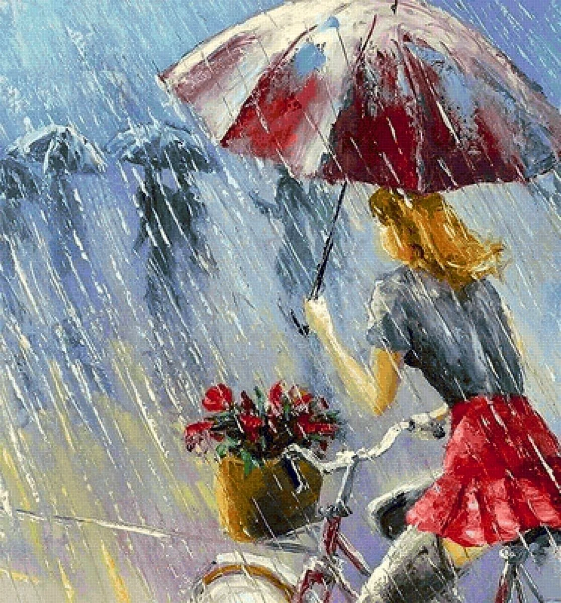 Зонтики в живописи